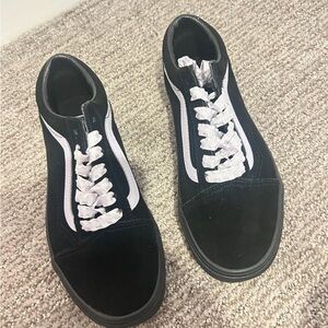 Vans Old Skool Black and Purple Sneakers